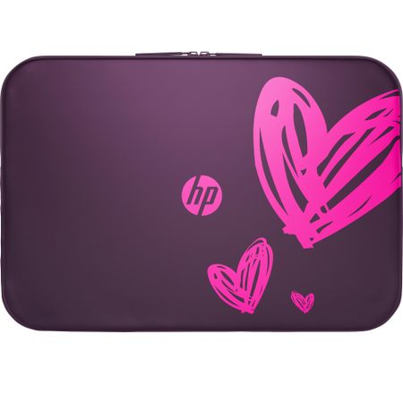 Husa laptop HP Spectrum hearts lady edition, 15.6", mov