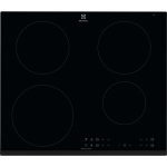 Plita incorporabila Electrolux LIR60430, Inductie, 4 zone de gatit, Touch Control, Timer, 60 cm, Sticla neagra