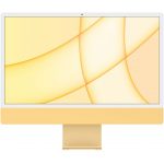 Sistem Desktop PC iMac 24" (2021) cu procesor Apple M1, 24", Retina 4.5K, 16GB, 256GB SSD, 8-core GPU, Yellow, INT KB