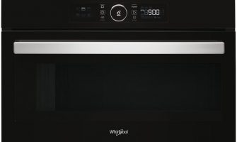 Cuptor cu microunde incorporabil Whirlpool AMW 730/NB, 6th Sense, design Absolute, 31 l, 1000 W, 8 nivele putere, Grill, Timer, Touch control, Negru