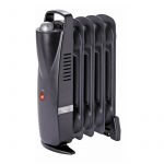 Mini radiator ulei 500w, 5 elementi, termostat ajustabil, negru