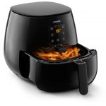 Friteuza fara ulei Philips Airfryer XL HD9260/90 Viva Collection, capacitate 1.2kg, Rapid Air, afisaj digital, Negru